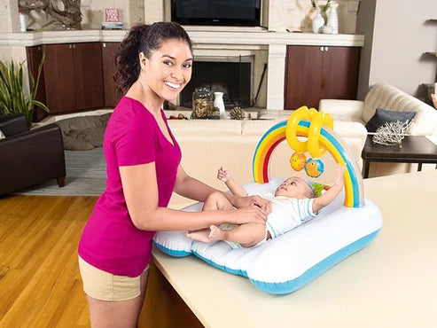 Bestway - Inflatable Baby Play Mat & Lounger with Rainbow Arch