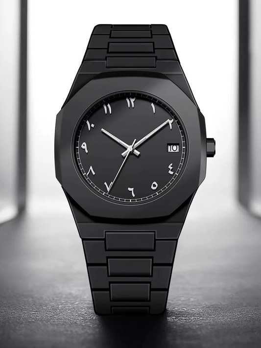 Stainless Steel Arabic Watch