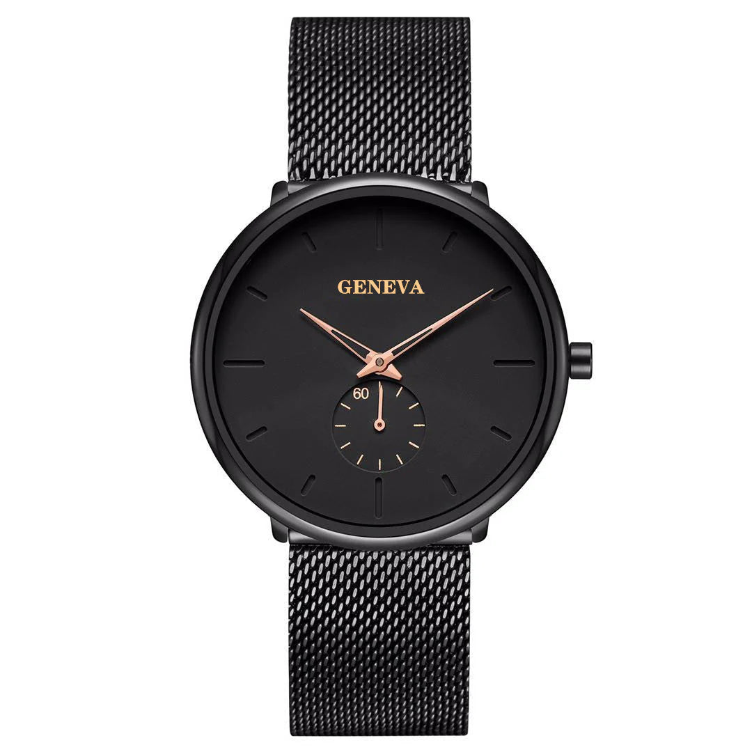 Mens Watch Quartz Stainless Steel