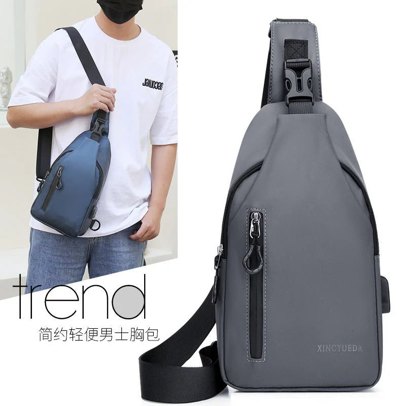 Unisex Chest Bag Casual Backpack Sports Function Oblique Shoulder Fashion Tactical Single Crossbody