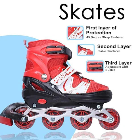 Power Super Adjustable Inline Skates ©