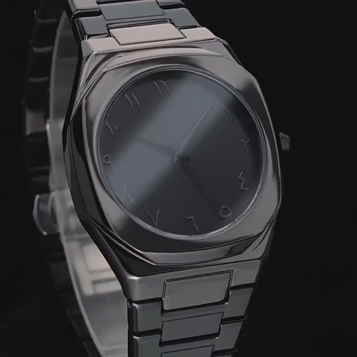 Stainless Steel Arabic Watch