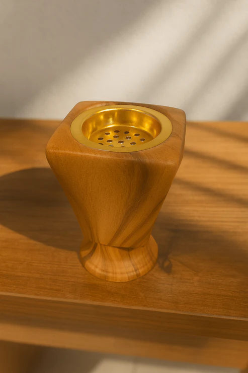 Square Wooden Bakhoor Holder