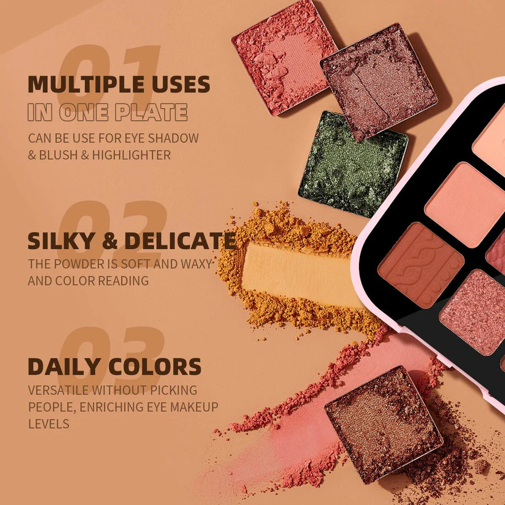 Ushas - Sweetday 9 Colors Eyeshadow (Original)